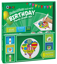Makit Products Make a Plate and More Sports Party Craft Kit 